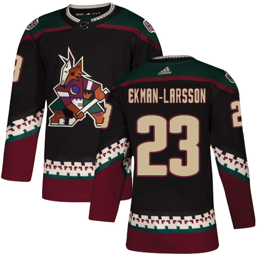 Adidas Arizona Coyotes #23 Oliver Ekman-Larsson Black Alternate Stitched NHL Jersey