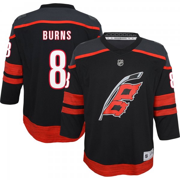 Youth Carolina Hurricanes Brent Burns Black Home Replica Player Jersey