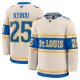 Jordan Kyrou #25 St.Louis Blues Fanatics 2025 NHL Winter Classic Premium Player Cream Jersey