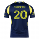 adidas Nashville Edvard Tagseth Away Jersey w/ MLS + Apple TV 25/26 (Tena Blue)