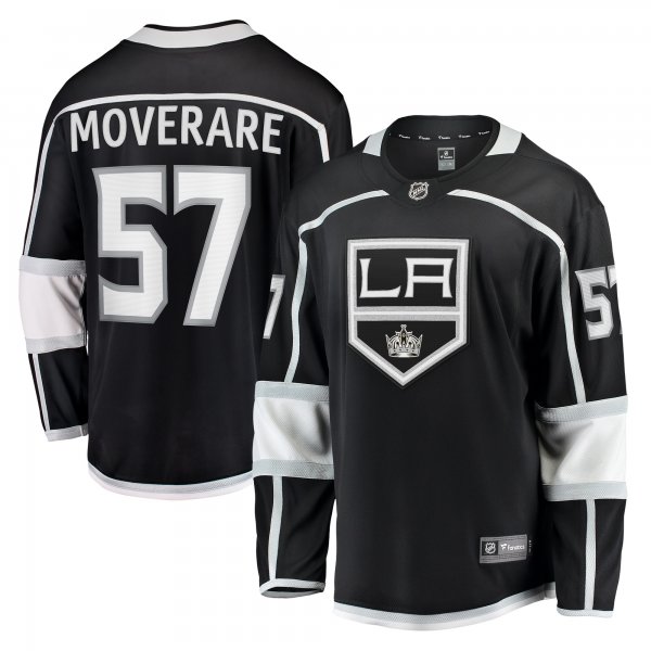 Men's Los Angeles Kings Jacob Moverare Fanatics Black Home Breakaway Player Jersey