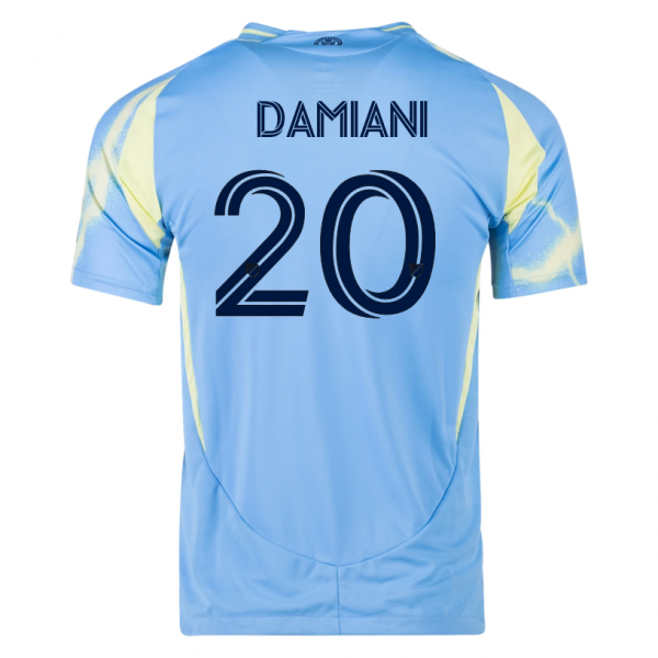 adidas Philadelphia Union Bruno Damiani Away Jersey 25/26 (Blue/Yellow)