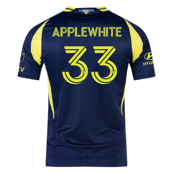 adidas Nashville Chris Applewhite Away Jersey w/ MLS + Apple TV 25/26 (Tena Blue)