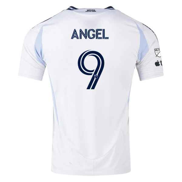 adidas San Diego FC Tomás Ángel Away Jersey 25/26 w/ MLS & Apple Patch (White)