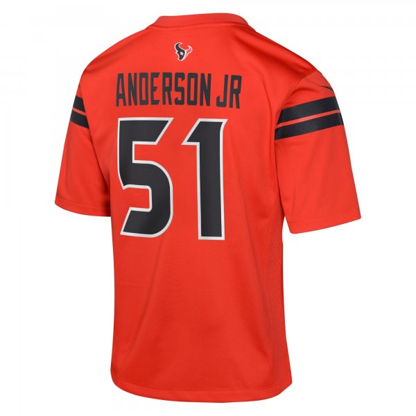 Youth Houston Texans Will Anderson Jr. Nike Red Alternate Game Jersey