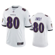 Youth Baltimore Ravens #80 Isaiah Likely White Limited NFL Jersey