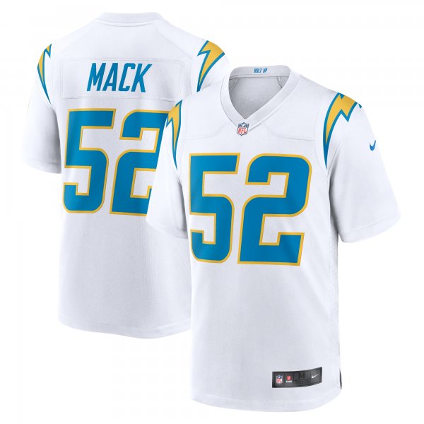 Men's Los Angeles Chargers Khalil Mack Nike White Game Jersey