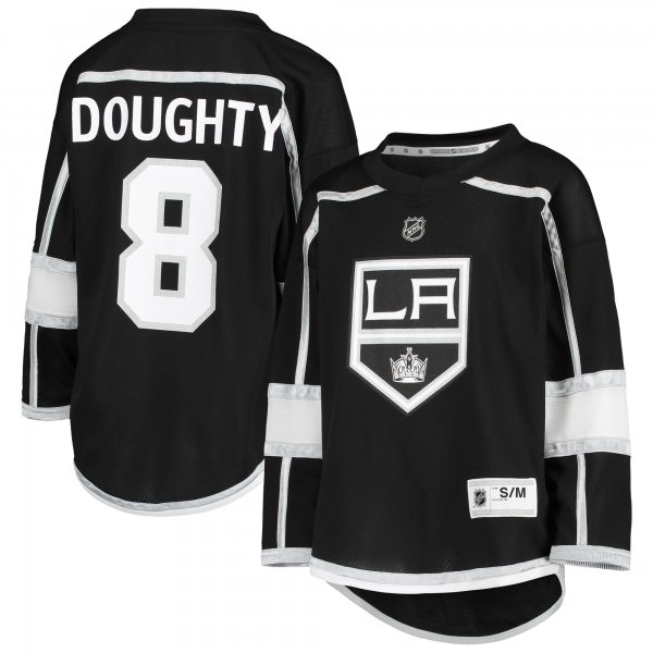 Youth Los Angeles Kings Drew Doughty Black Home Replica Player Jersey