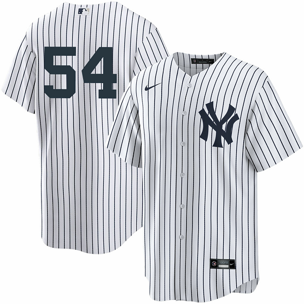 Men's New York Yankees #54 Aroldis Chapman Home Player Nike Cool Base MLB Jersey