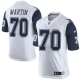 Nike Dallas Cowboys #70 Zack Martin White Men's Stitched NFL Limited Rush Jersey