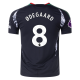 adidas Arsenal Martin Odegaard Away Jersey w/ EPL Patch 24/25 (Black)