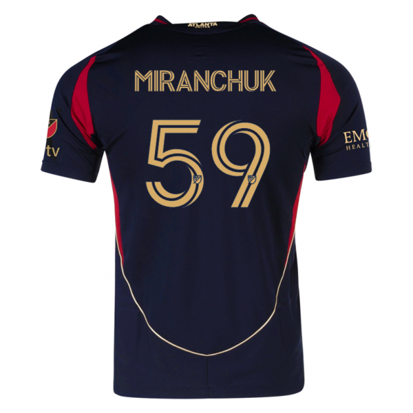adidas Alexey Miranchuk Atlanta United Home Jersey w/ MLS Patches 25/26 (Red/Black)