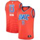 Men's Oklahoma City Thunder Ousmane Dieng Fanatics Orange Fast Break Replica Player Jersey - Statement Edition