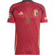 adidas Belgium Youri Tielemans Home Jersey w/ Euro 2024 Patches 24/25 (Burgundy)