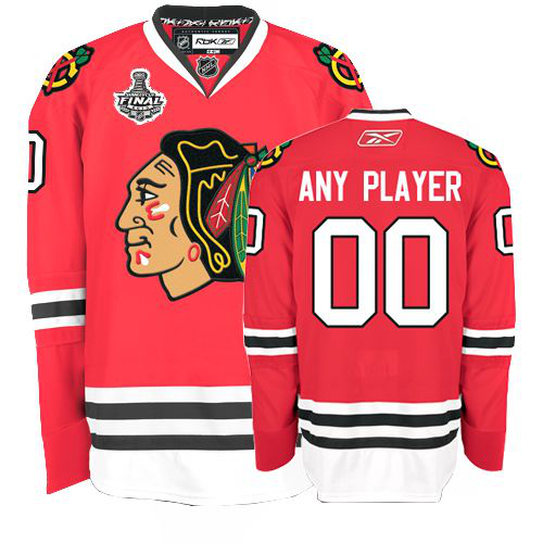 Chicago Blackhawks Personalized Red Stanley Cup Finals NHL Jersey