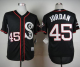 Chicago White Sox #45 Michael Jordan Black New Cool Base Stitched MLB Jerseys