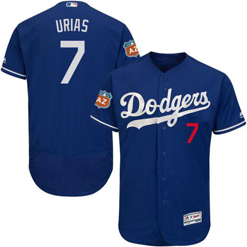 Los Angeles Dodgers #7 Julio Urias Blue Flexbase Collection Stitched MLB Jersey