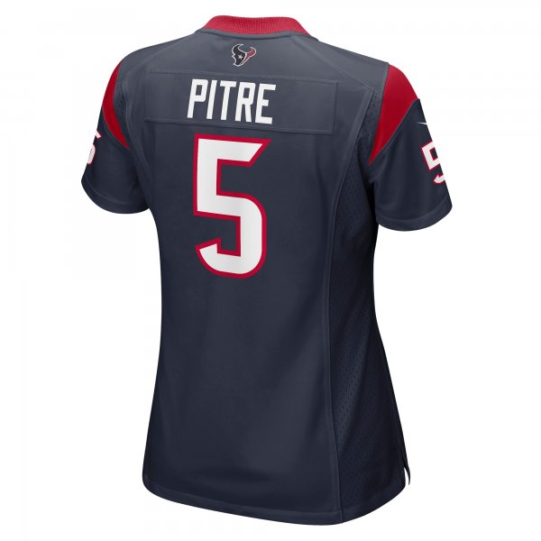 Women's Houston Texans Jalen Pitre Nike Navy Game Player Jersey