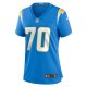 Women's Los Angeles Chargers Rashawn Slater Nike Powder Blue Game Jersey