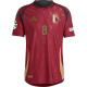 adidas Belgium Youri Tielemans Home Jersey w/ Euro 2024 Patches 24/25 (Burgundy)