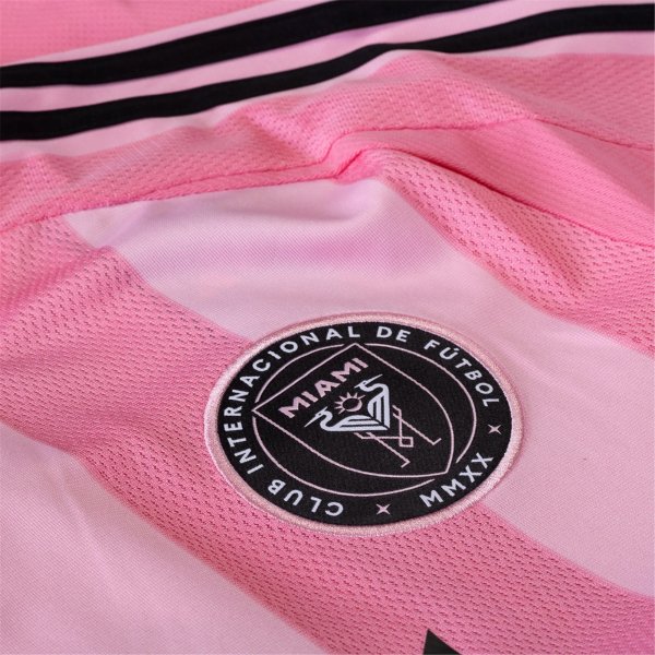 adidas Luis Suárez Inter Miami CF Home Jersey 25/26 w/ MLS Patches + Sponsor (Easy Pink)