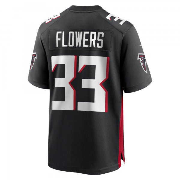 Men's Atlanta Falcons Tre Flowers Nike  Black Team Game Jersey