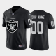 Nike Las Vegas Raiders Customized Black Team Big Logo Vapor Untouchable Limited Jersey