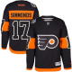 Philadelphia Flyers #17 Wayne Simmonds Black 2017 Stadium Series Stitched NHL Jersey