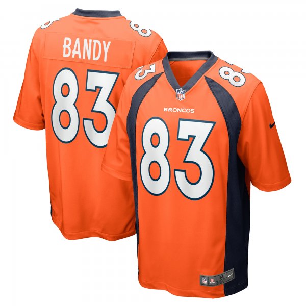 Men's Denver Broncos Michael Bandy Nike  Orange Team Game Jersey