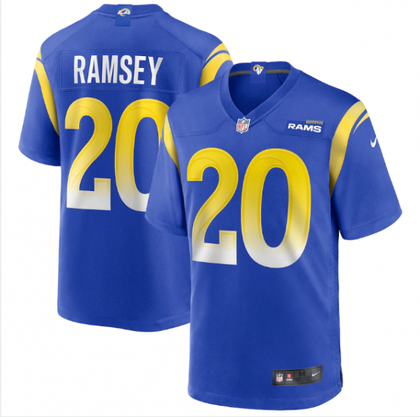 Men's Nike Los Angeles Rams #20 Jalen Ramsey Royal NFL Limited Jersey