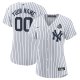 Women's New York Yankees Nike White 2024 World Series Home  Custom Jersey