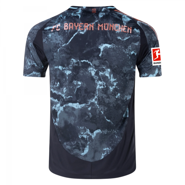 adidas Bayern Munich Away Jersey w/ Bundesliga Patch 24/25 (Black/Copper/Blue)
