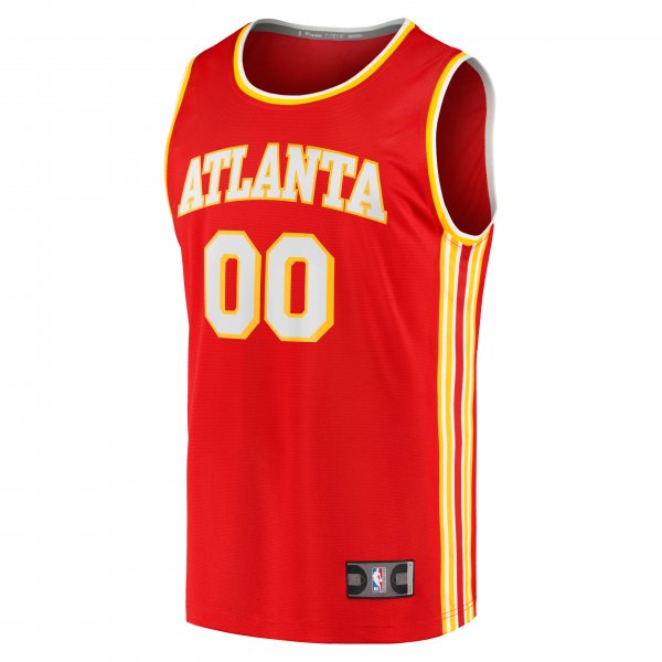 Men's Atlanta Hawks Fanatics Red Fast Break Replica Custom Jersey - Icon Edition