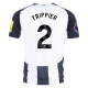 Adidas Newcastle United Kieran Trippier Home Jersey w/ EPL Patch 24/25 (Black/White)