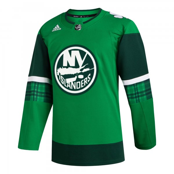 Men's New York Islanders  adidas Kelly Green 2023 St. Patrick's Day Primegreen Jersey