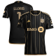 adidas LAFC Hugo Lloris Home Jersey w/ MLS + Apple TV + Ford Patches 24/25 (Black/Gold)