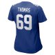 Women's New York Giants Jaylon Thomas Nike  Royal Team Game Jersey