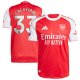 Riccardo Calafiori Arsenal adidas 2025/26 Home Player Jersey - Red