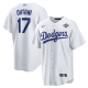Men's Los Angeles Dodgers #17 Shohei Ohtani Nike White 2025 World Series Home Player Jersey