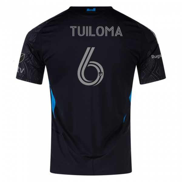 adidas Bill Tuiloma Charlotte FC Away Jersey 25/26 (Black)