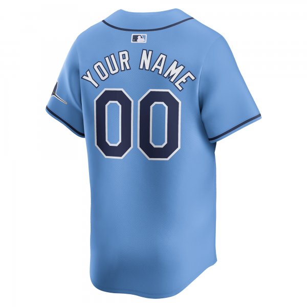 Men's Tampa Bay Rays  Nike Light Blue  Alternate Limited Custom Jersey