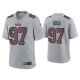 Men's San Francisco 49ers Nick Bosa Gray Atmosphere Fashion Game Jersey