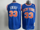 Mitchell And Ness Men's New York Knicks #33 Patrick Ewing Blue Stitched NBA Jersey