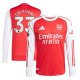 Riccardo Calafiori Arsenal adidas 2025/26 Home Long Sleeve Player Jersey - Red