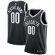 Men's Brooklyn Nets Nike Black Swingman Custom Jersey - Icon Edition