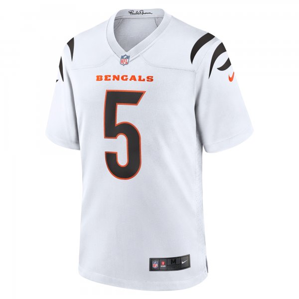 Men's Cincinnati Bengals Tee Higgins Nike White  Game Jersey