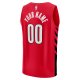 Youth Portland Trail Blazers  Fanatics Red Fast Break Replica Custom Jersey - Statement Edition