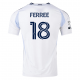 adidas San Diego FC Duran Ferree Away Jersey 25/26 w/ MLS & Apple Patch (White)