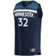 Men's Minnesota Timberwolves Karl-Anthony Towns Fanatics Navy Fast Break Replica Player Jersey - Icon Edition