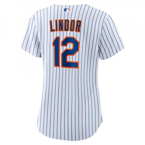 Women's New York Mets Francisco Lindor Nike White Home Replica Player Jersey